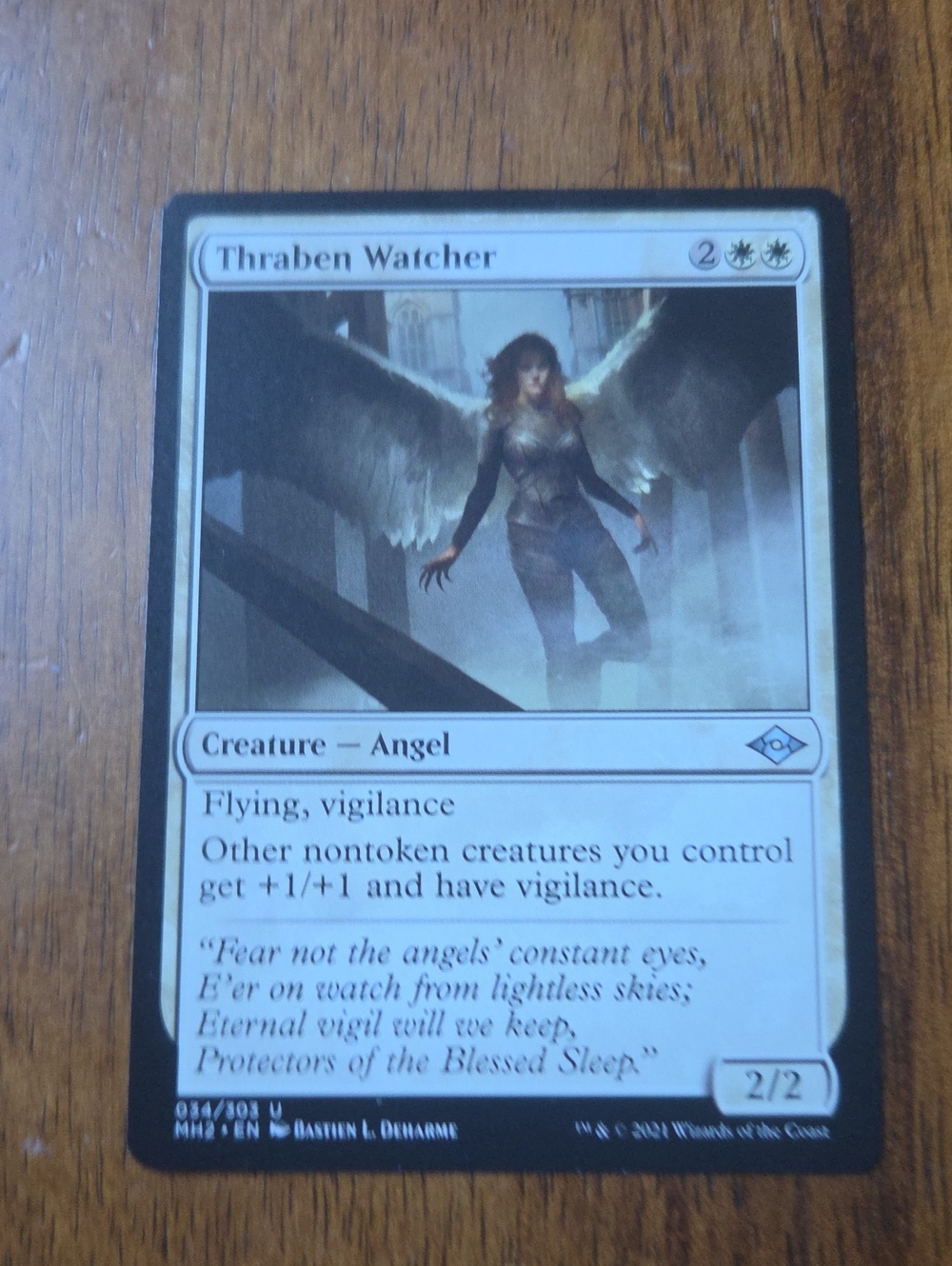 Thraben Watcher — White Angel Creature Card